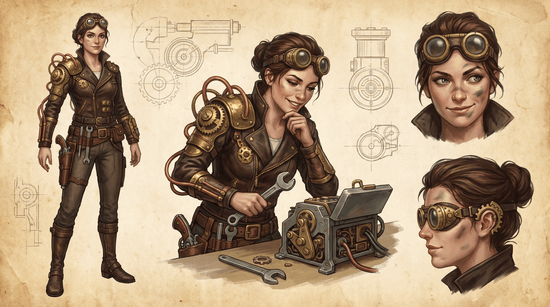 Steampunk Inventor