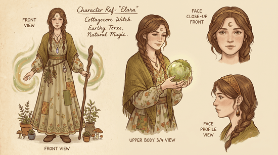 Cottagecore Witch